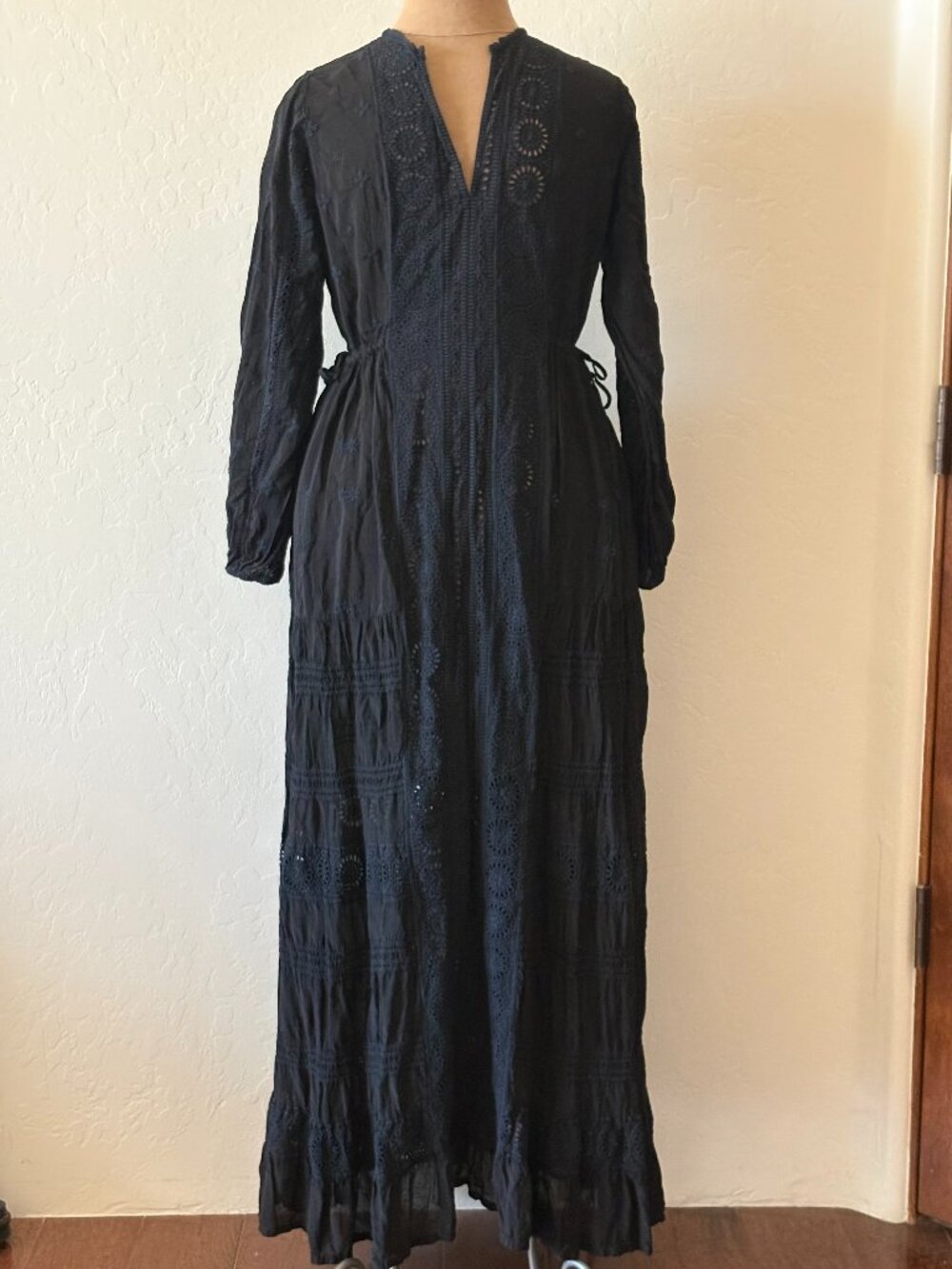 NEW Johnny Was Mercury Maxi Dress. Size XS. Black. NWT